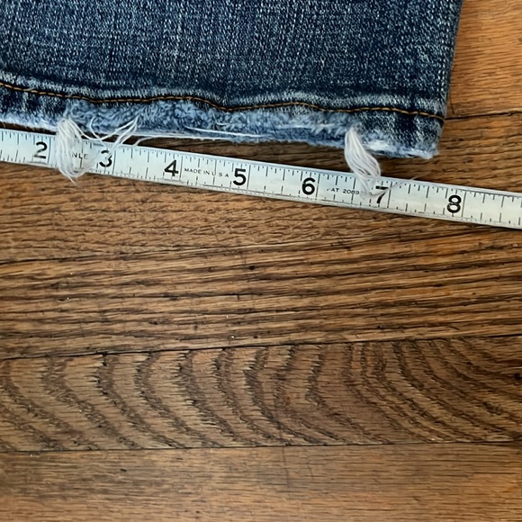 Women’s Levi’s 505 Straight Distressed Wash Jeans - Picture 6 of 9